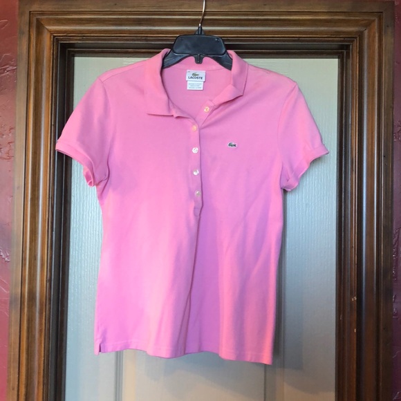LACOSTE Pink Polo - Picture 1 of 2